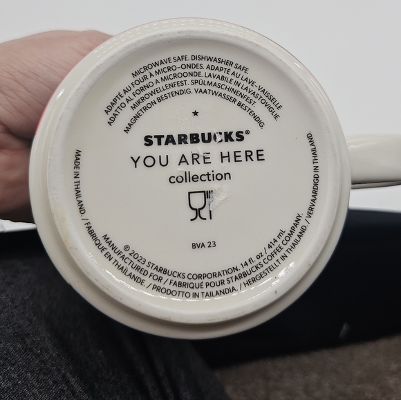 Starbucks You Are Here England Cityscape Mug - Red, Blue & Gray - Picture 5 of 5